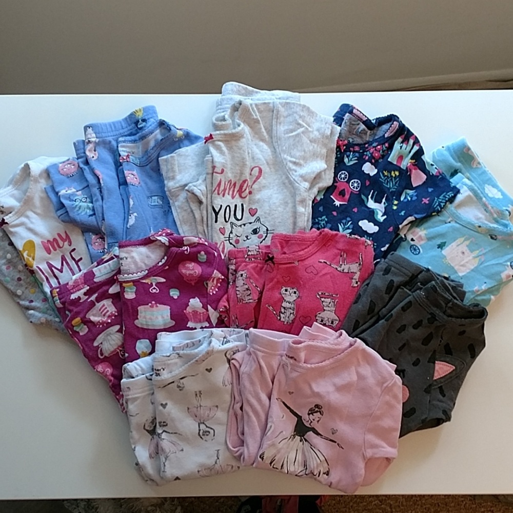 Girls Carter Matching Pajama Sets